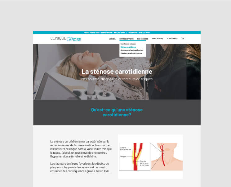 Design graphique, site Web