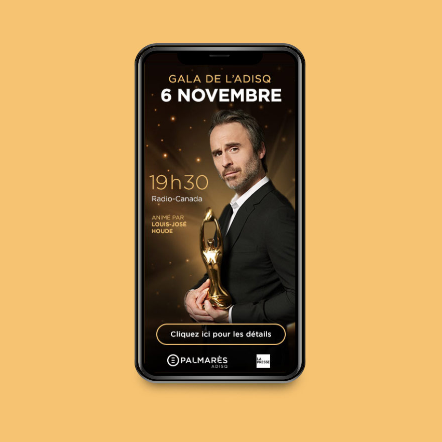 campagnes numériques, bannières HTML, La Presse+, rapport annuel