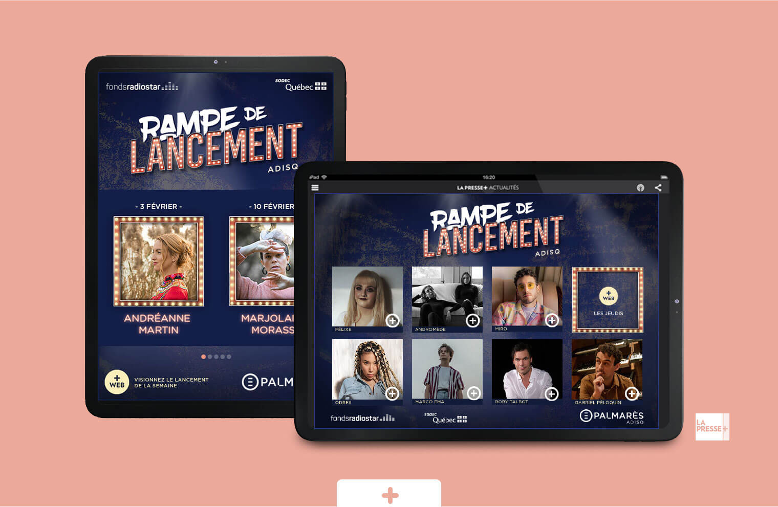Design et animation LaPresse+