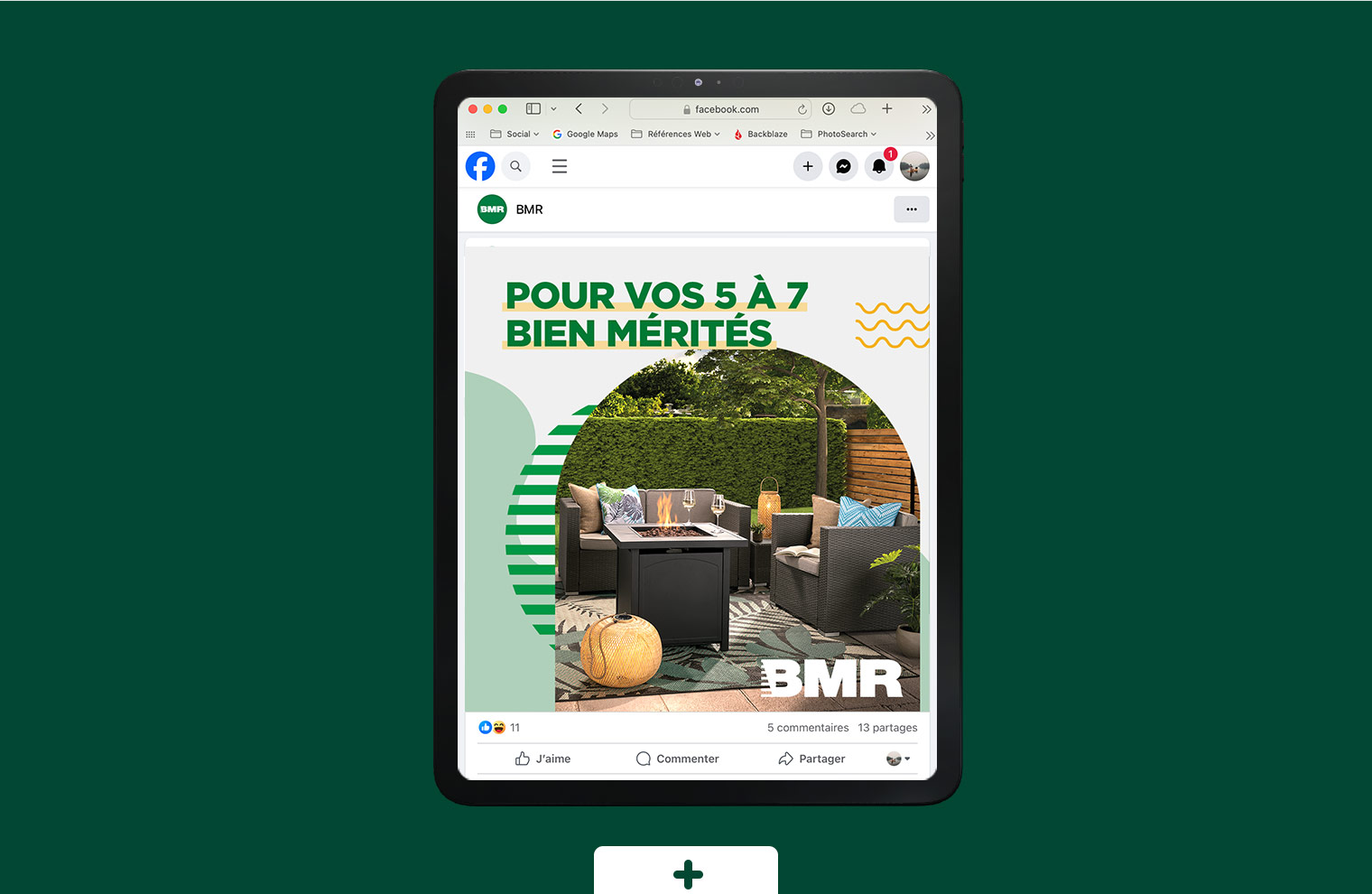 animation médias sociaux